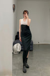 marc le bihan black and white dyed sundress 2862 E23 black/white